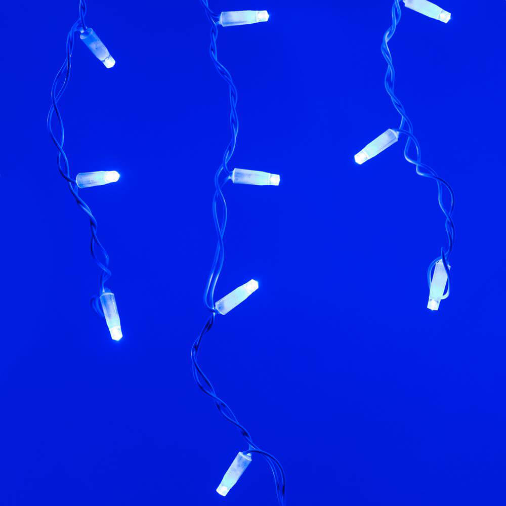 Уличная светодиодная гирлянда Ardecoled бахрома 230V синий ARD-Edge-Classic-2400X600-White-88Led-Std Blue 026016 2