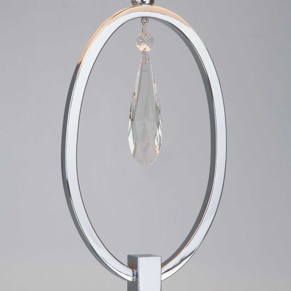 Торшер Eurosvet 01056/1 хром/прозрачный хрусталь Strotskis 4