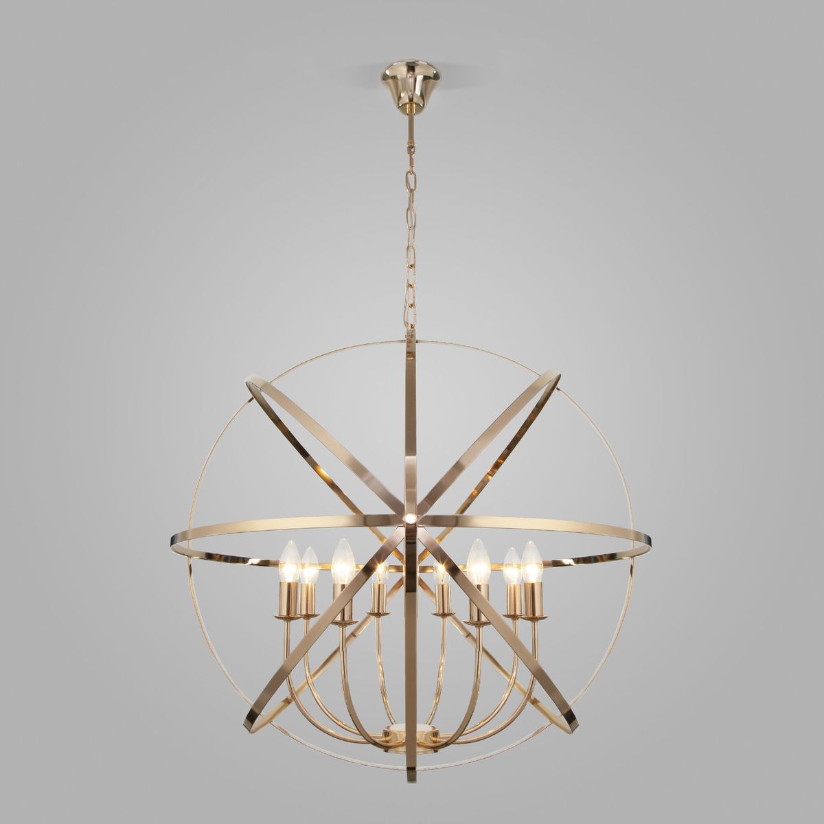 Подвесная люстра Eurosvet Santi 60139/8 золото 3