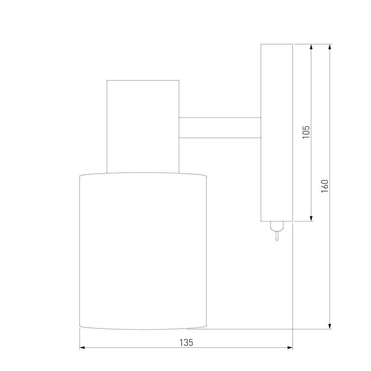 Спот Eurosvet Corso 20089/1 хром 1