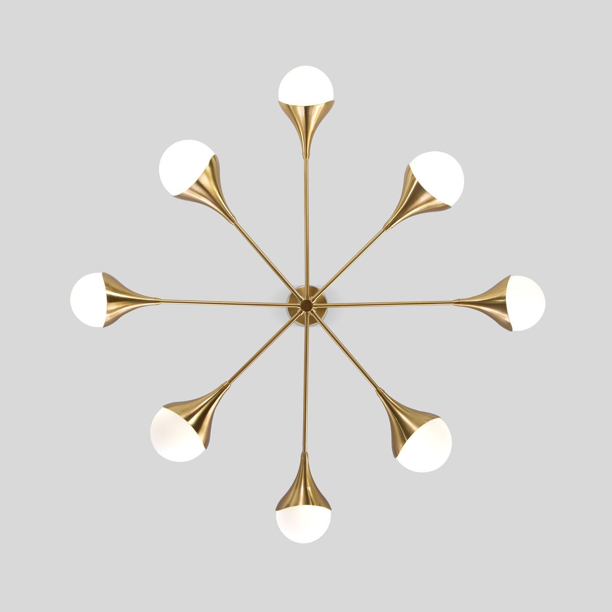 Подвесная люстра Eurosvet Calyx 60168/8 латунь 4