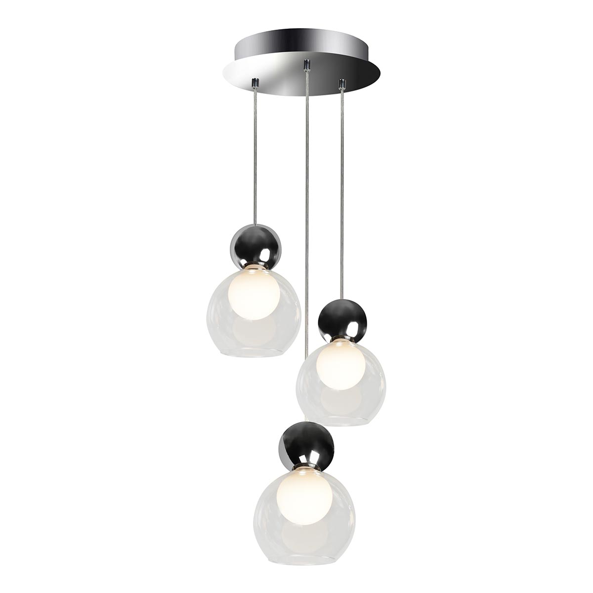 Подвесная светодиодная люстра iLedex Blossom C4476-3R CR 2