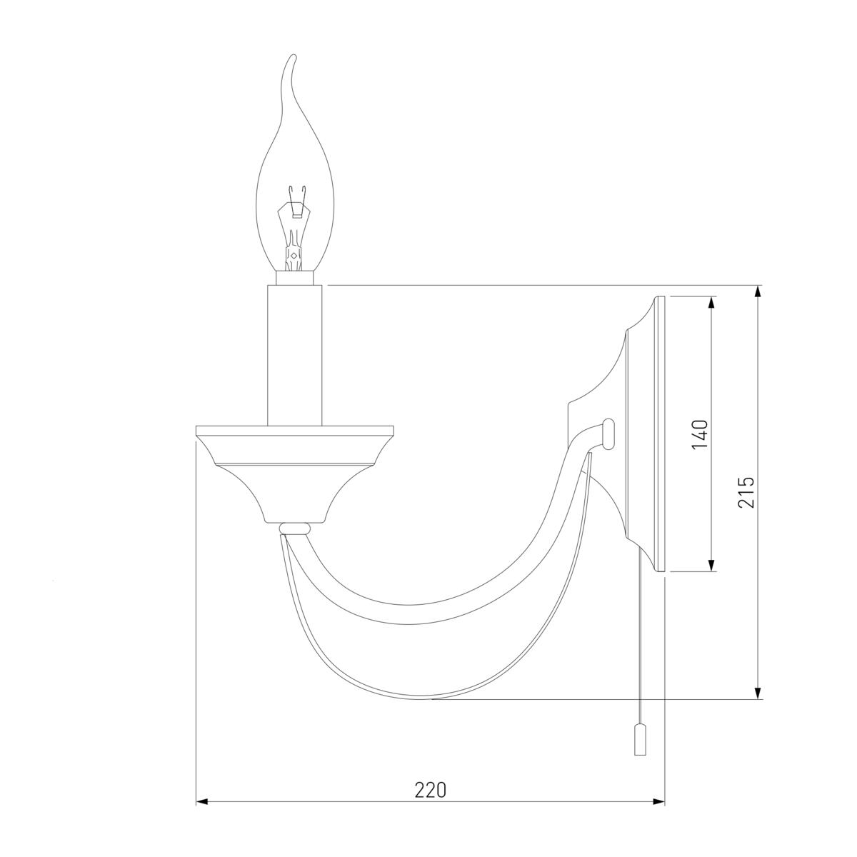 Бра Eurosvet Lazzaro 60098/2 черный 1