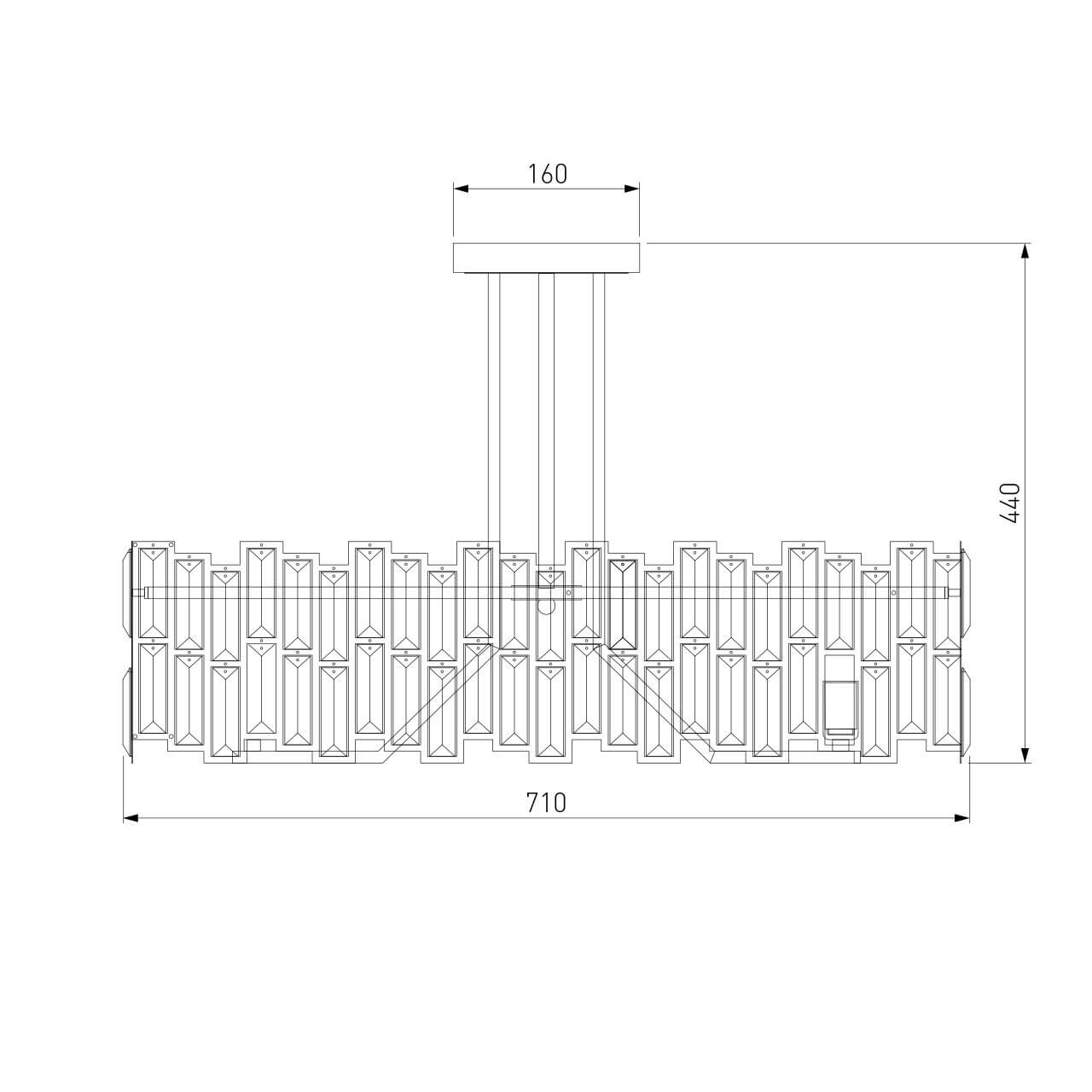 Потолочная люстра Bogates Zolletta 339/8 Strotskis Smart 3