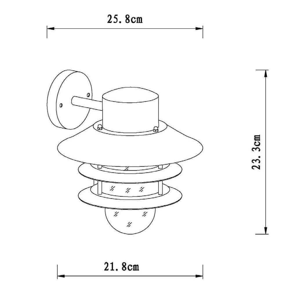 Уличный настенный светильник Lucide Zico 11874/01/12 2