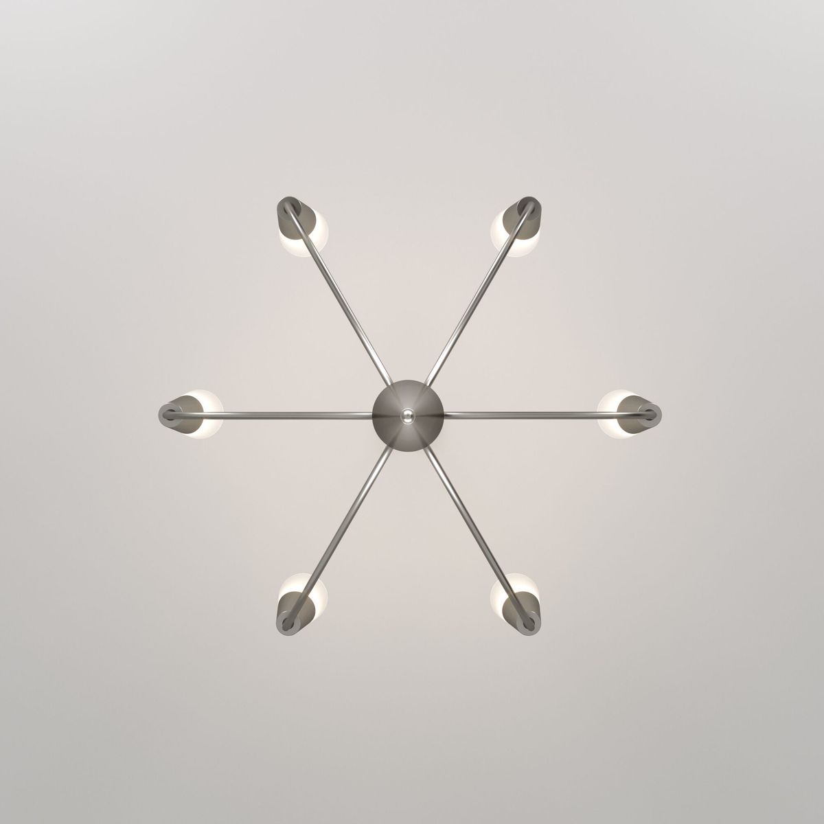 Подвесная люстра Eurosvet Rhyton 60167/6 никель 2