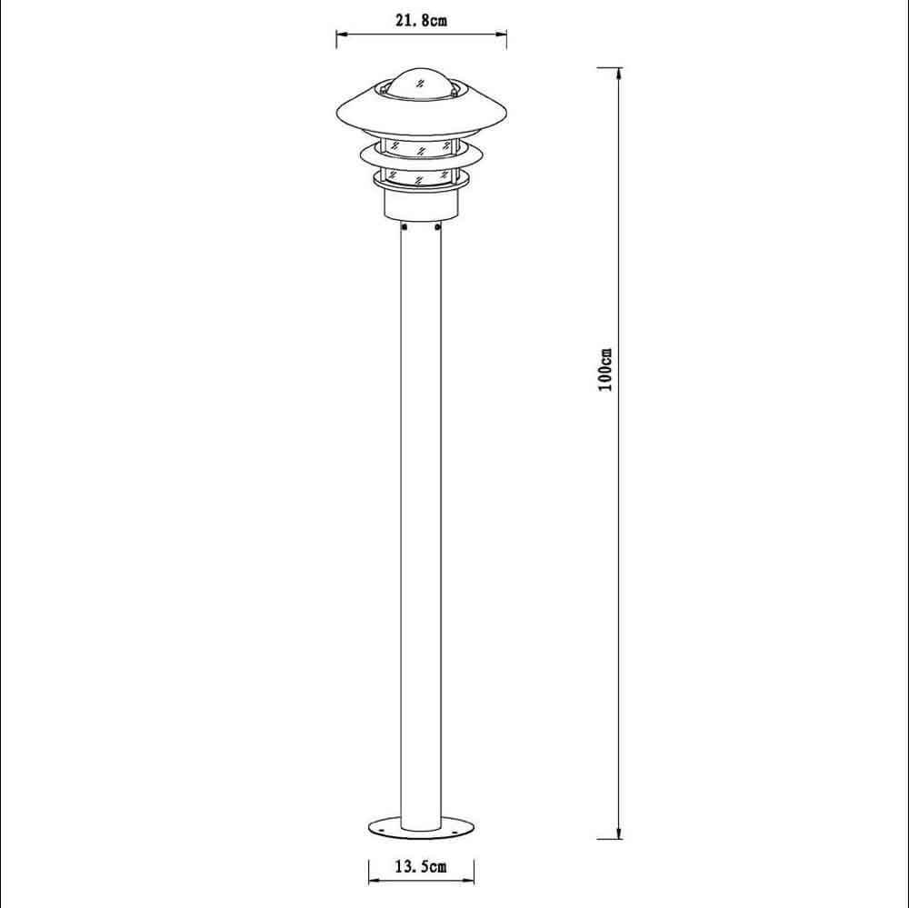Уличный светильник Lucide Zico 11874/99/30 3