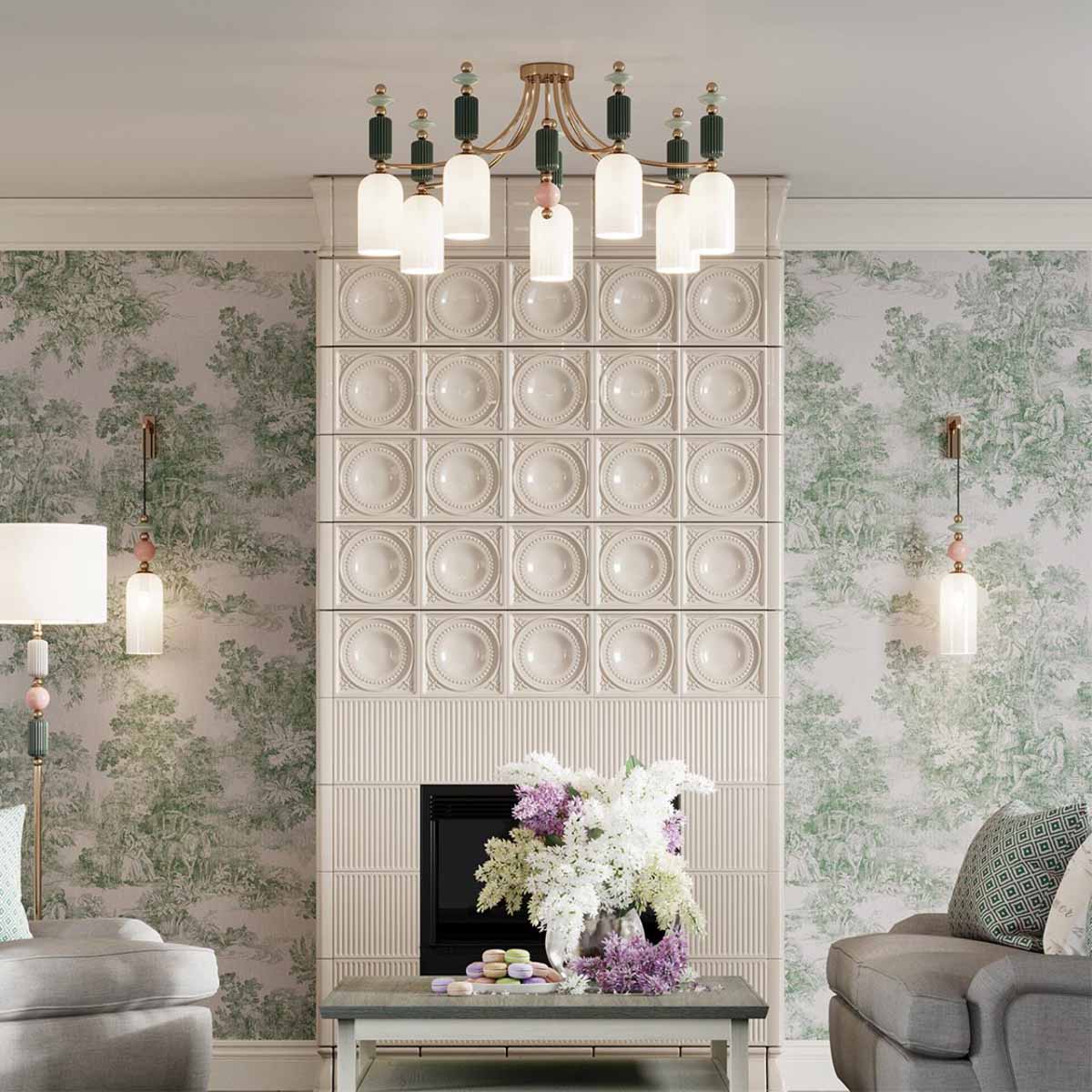 Потолочная люстра Odeon Light Classic Candy 4861/5C 3