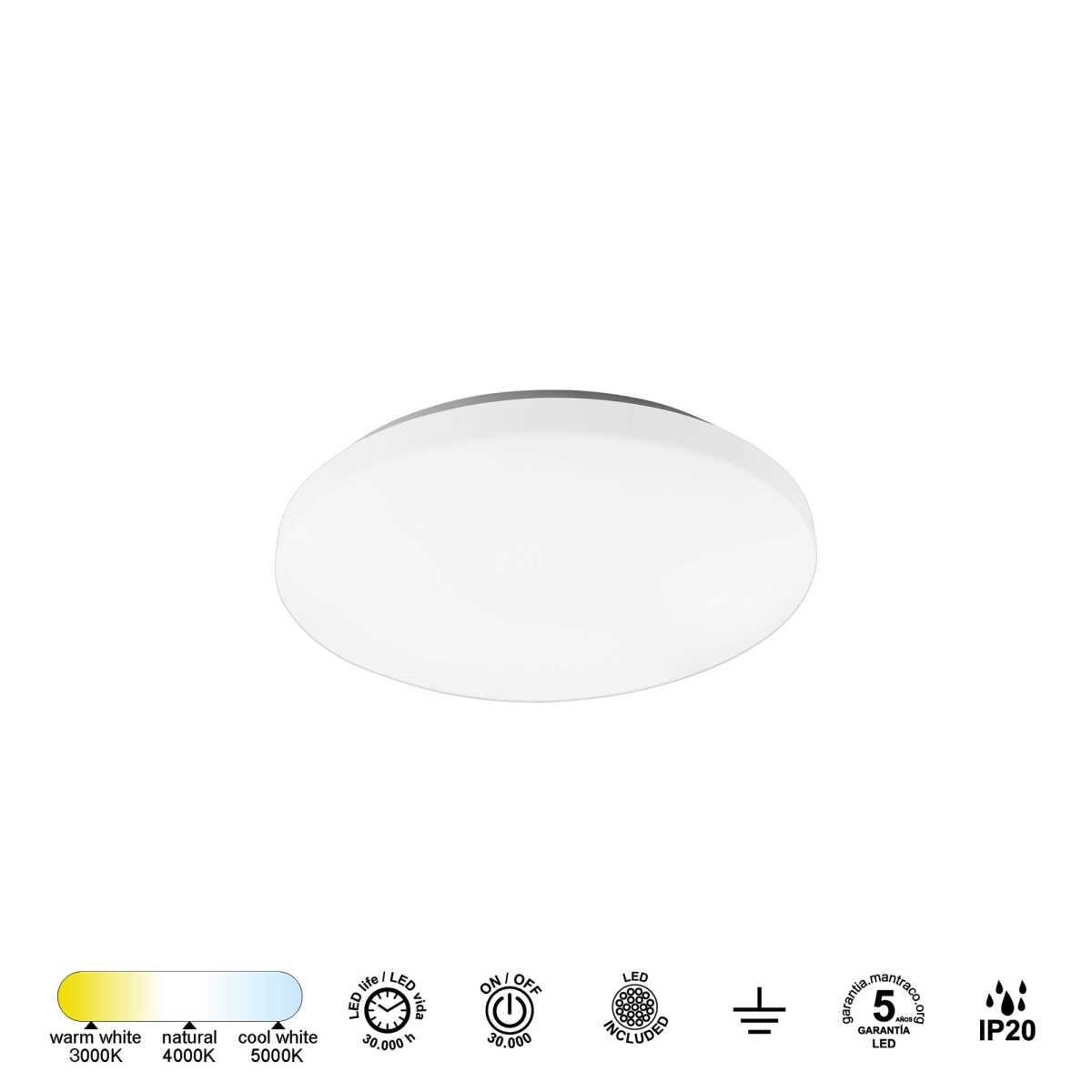 Потолочный светильник Mantra ZERO CCT 8693 2