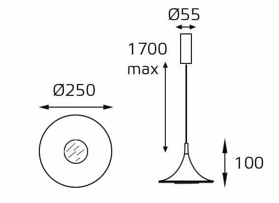 Подвесной светодиодный светильник Italline IT03-339 grey изображение 4 Подвесной светодиодный светильник Italline IT03-339 grey Фото № 4