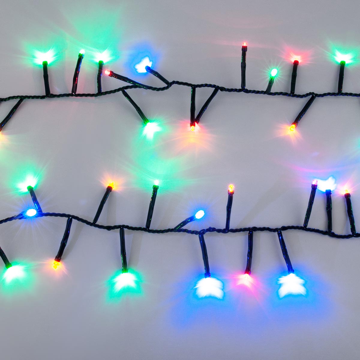 Светодиодная гирлянда Eurosvet Нить Мишура 230V 400-004 мульти 1