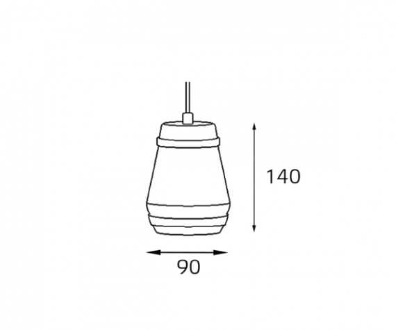 Подвесной светильник Italline Leo SP 6264 brass 1