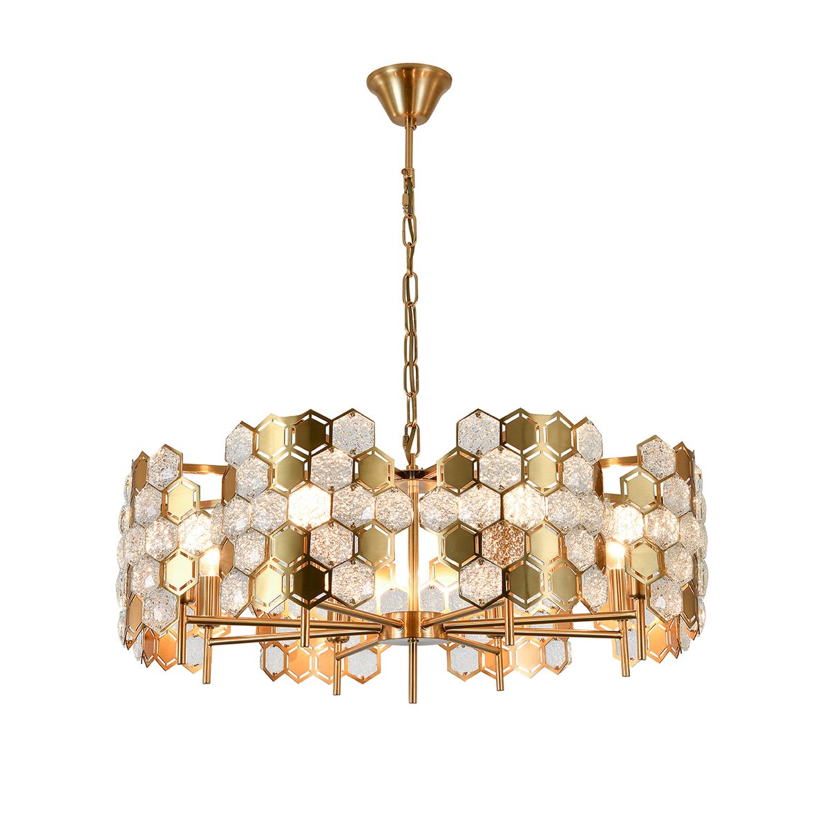 Подвесная люстра Indigo Delizia 12047/8P Brass V000572 3