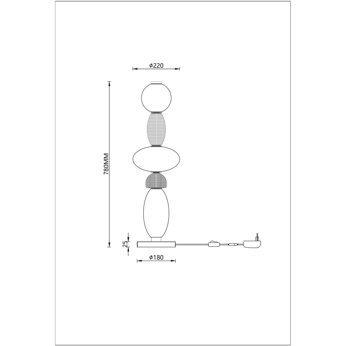 Настольная лампа Divinare Ambra 5016/17 TL-24 1