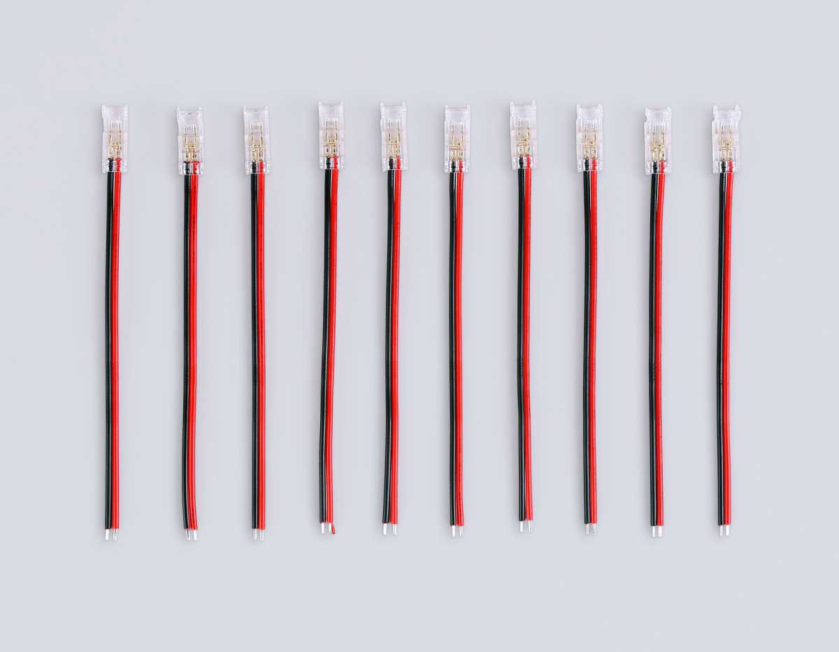 Соединитель гибкий односторонний AMBRELLA LIGHT ILLUMINATION COB 12/24V для лент 5mm (2 конт.) (10шт. в комплекте) GS7373 2