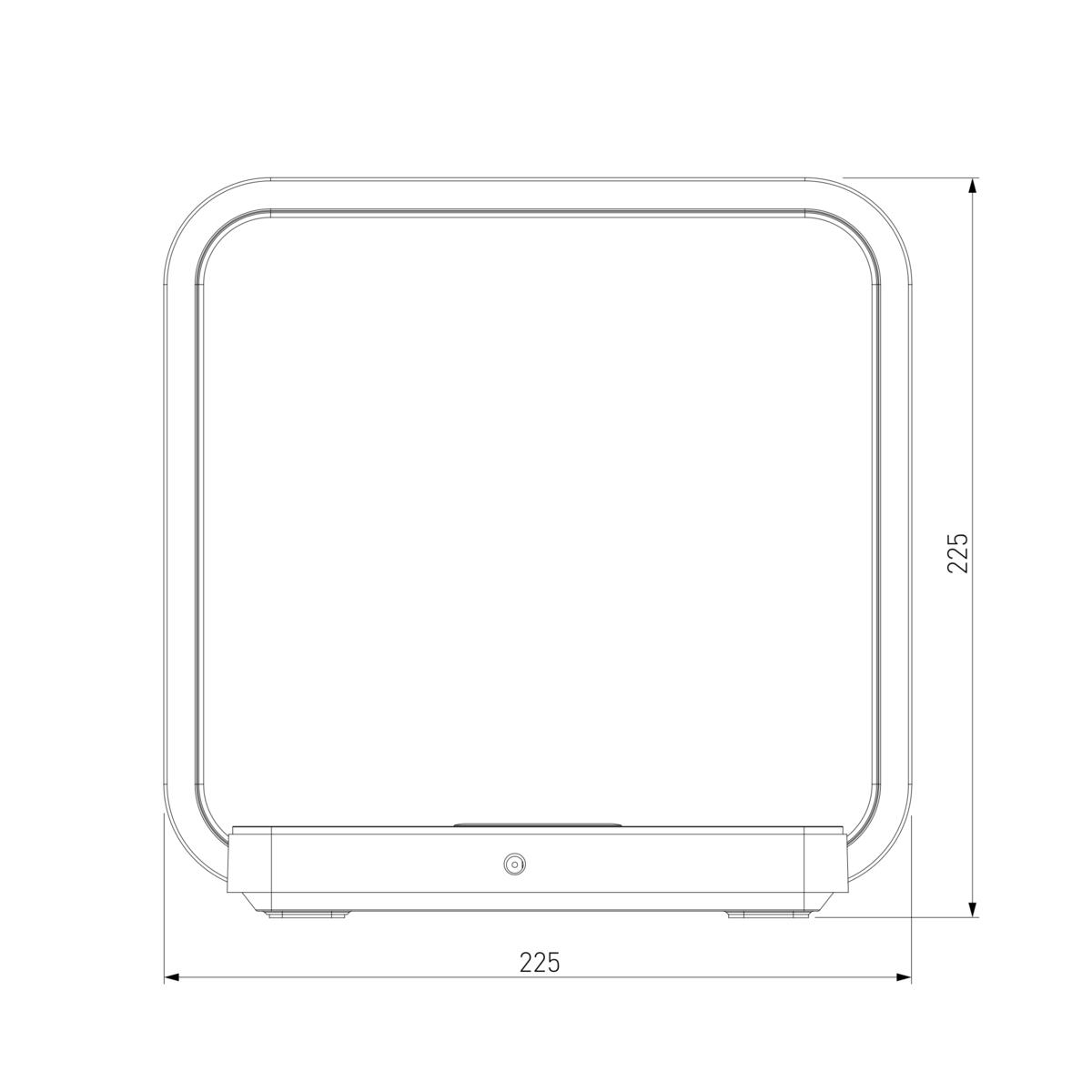 Настольная лампа Eurosvet Frame 80502/1 хром 1