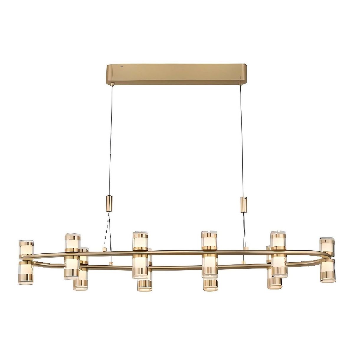 Подвесная светодиодная люстра Mizi'en Flow MZ46406S-L10