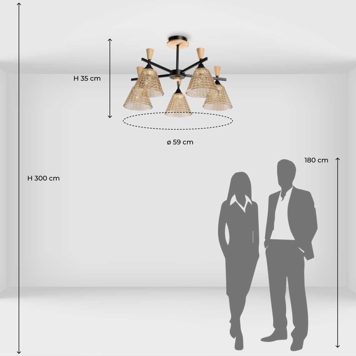 Люстра потолочная De City Dela 635015605 3