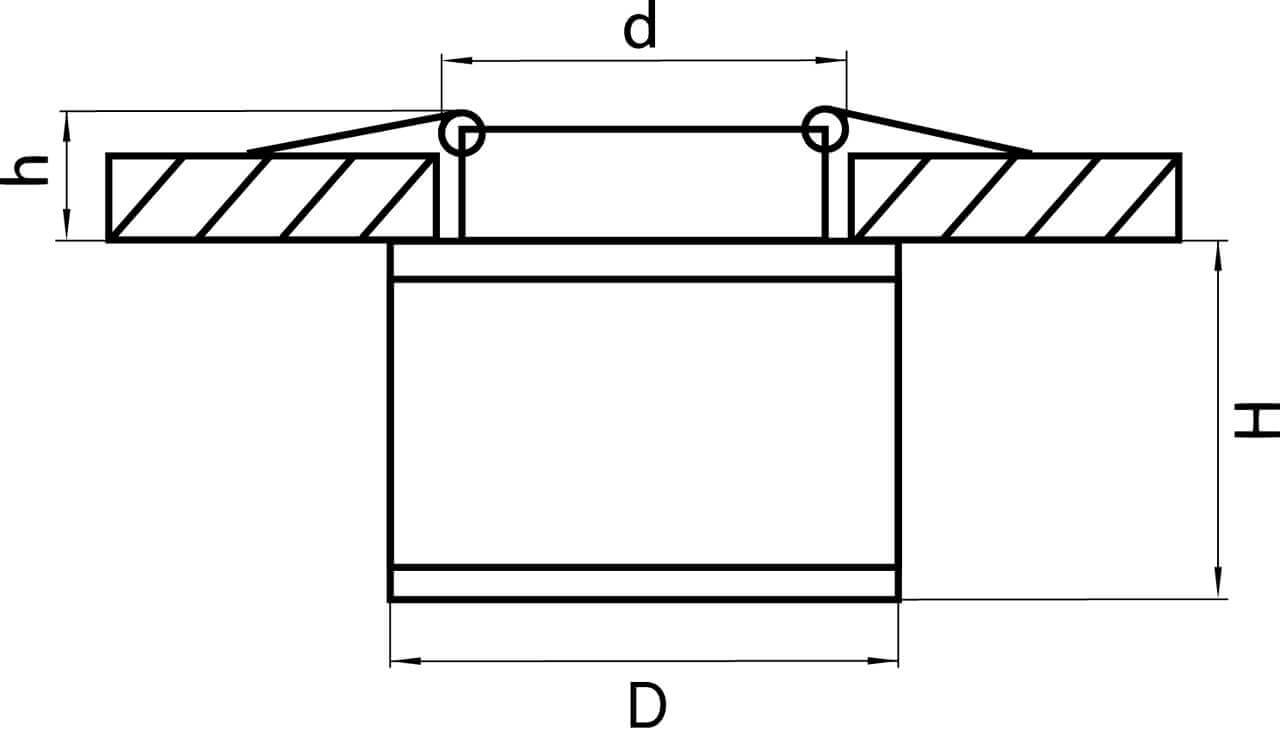Встраиваемый светильник Lightstar Maturo 072274 1