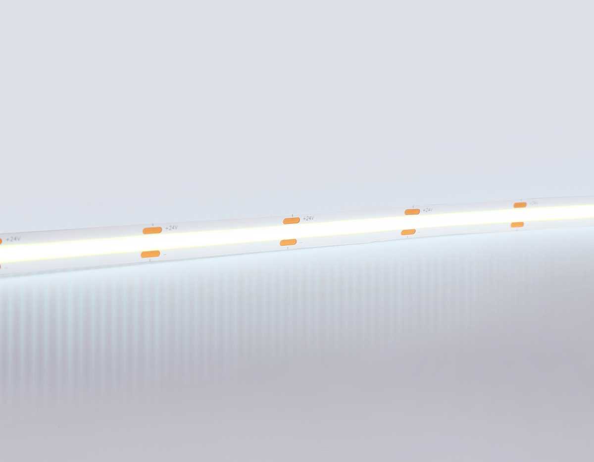 Светодиодная лента Ambrella Light GS4753 COB 528Led/14W m/ 24V IP20 6500K/ 5m*10mm*2mm (2 конт.) GS4753