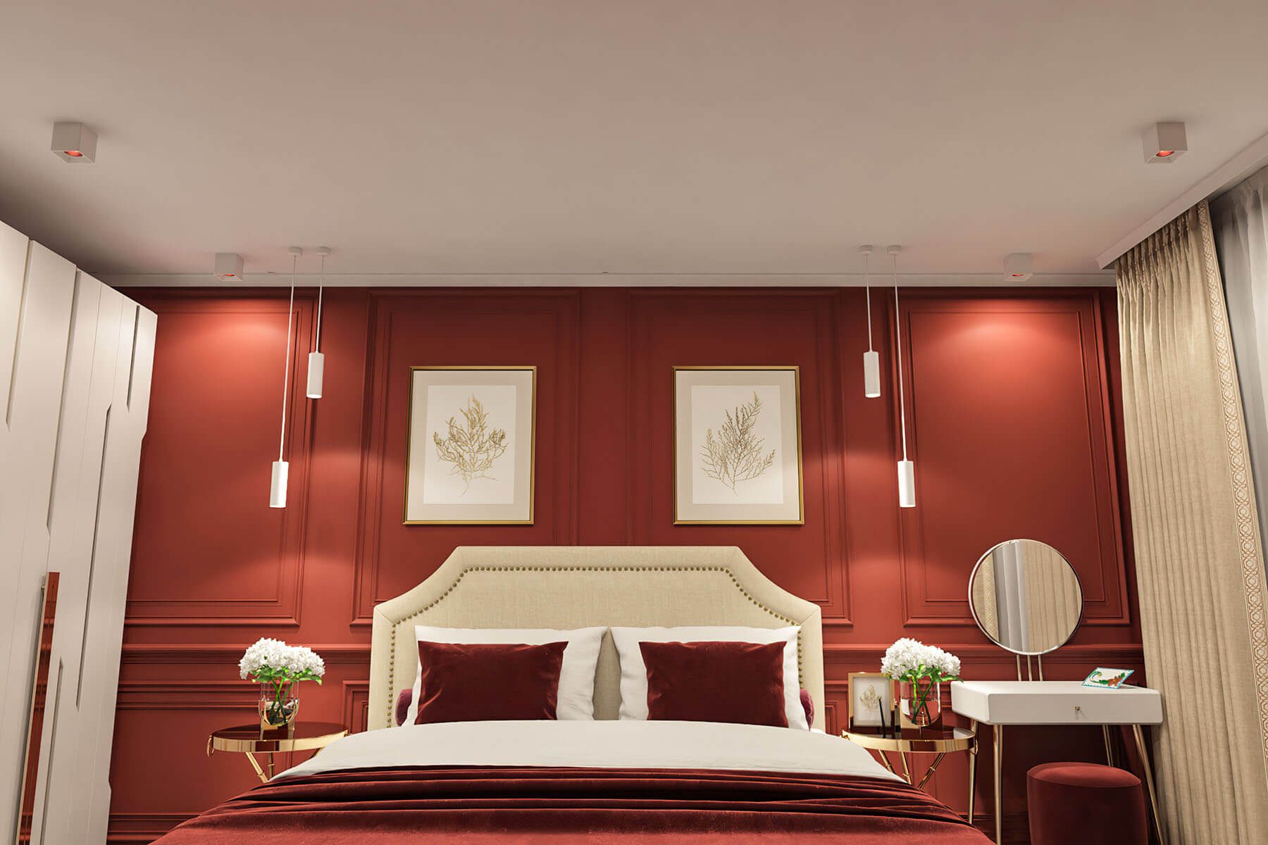 Накладной светильник Denkirs DK3080-WH+RD 1