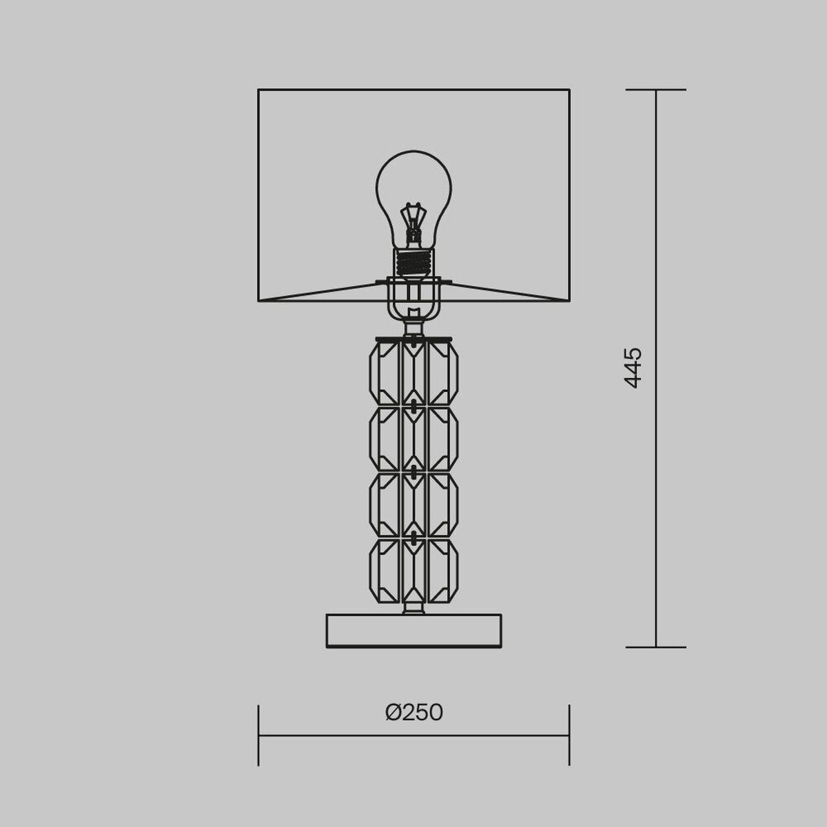 Настольная лампа Maytoni Talento DIA008TL-01CH 2