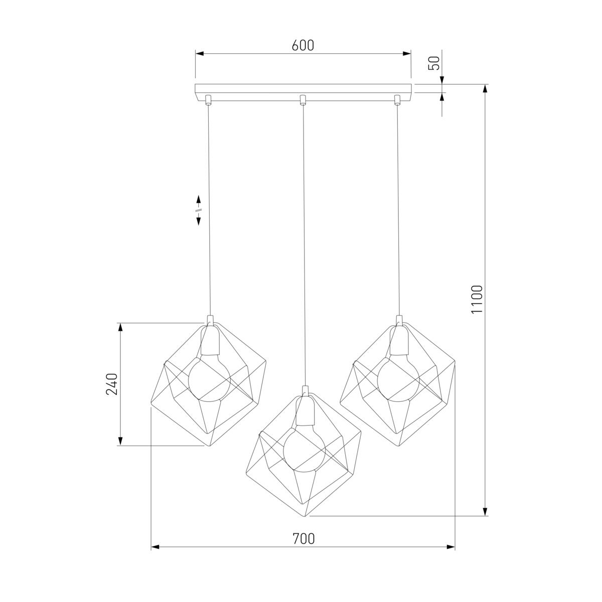 Подвесной светильник TK Lighting 190 Alambre 1