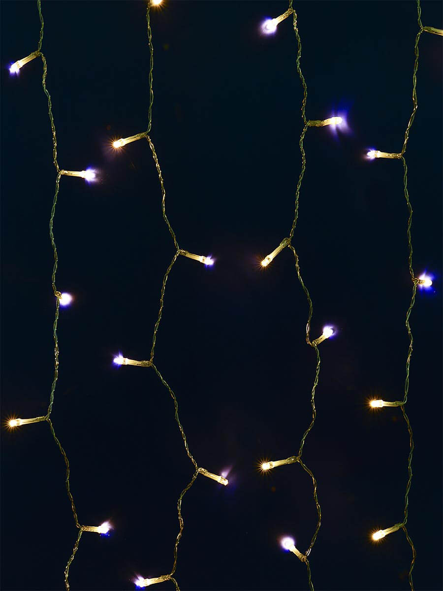 Гирлянда на солнечных батареях Uniel Занавес USL-S-131/PT1515 Warm White Curtain UL-00006538 5