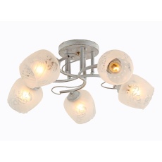 Настольная лампа Uniel ULW-R07 T/3000K/150C/A Гортензия Белый/Светлая роза UL-00007227 1