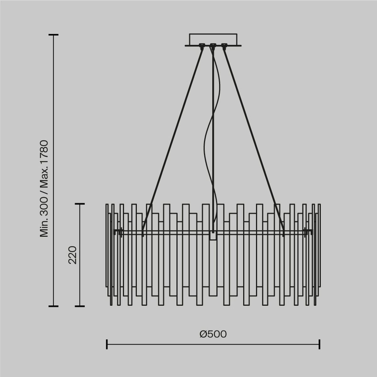 Подвесная люстра Maytoni Coliseo MOD136PL-06BS 1