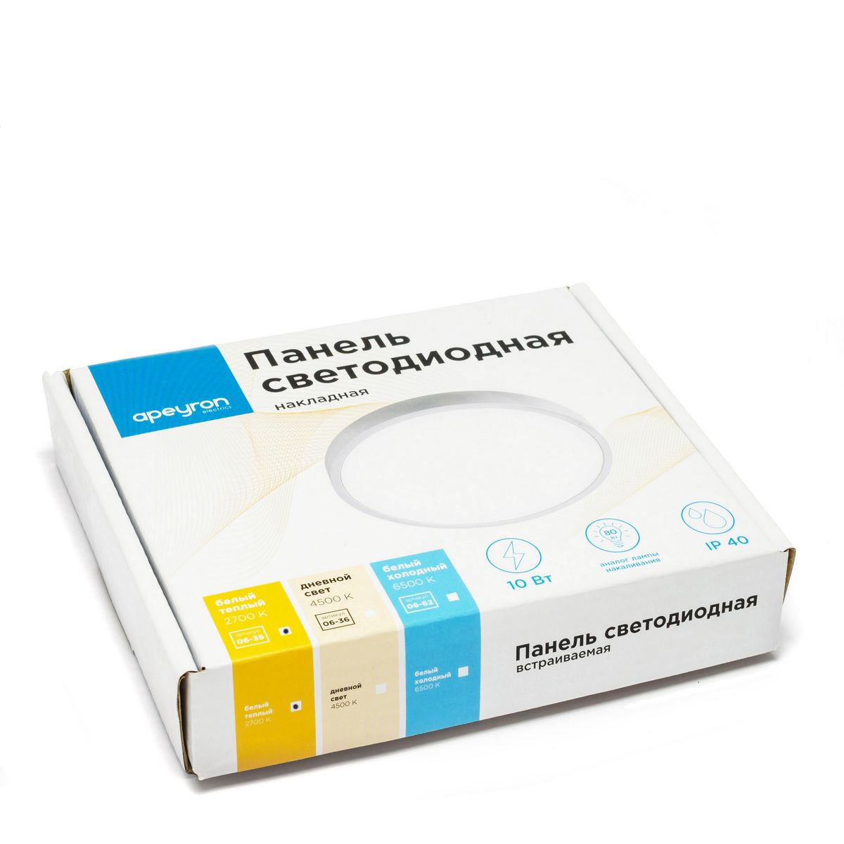 Накладная светодиодная панель Apeyron 06-35 3