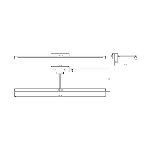Подсветка для картин Arte Lamp Harrison A1716AP-1AB Фото № 2