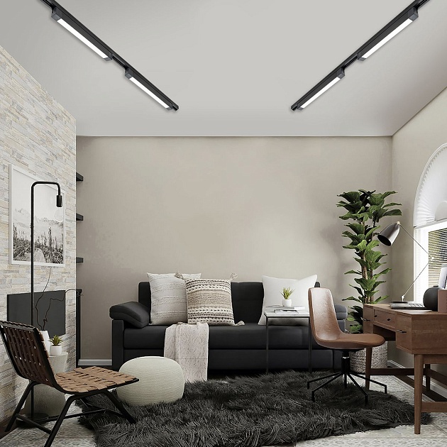 Трековый светодиодный светильник Escada 20001TRU/02LED SBK Фото № 5