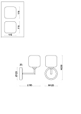 Бра Freya Tender FR5373WL-01BS 1