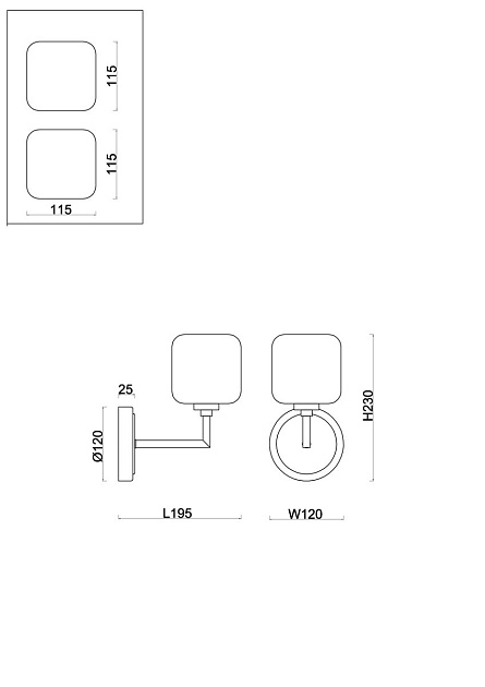 Бра Freya Tender FR5373WL-01BS Фото № 2