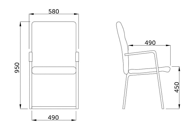 Офисный стул AksHome Picasso чёрный, экокожа 55104 Фото № 2