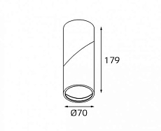 Светодиодный спот Italline M03-0106 black 3