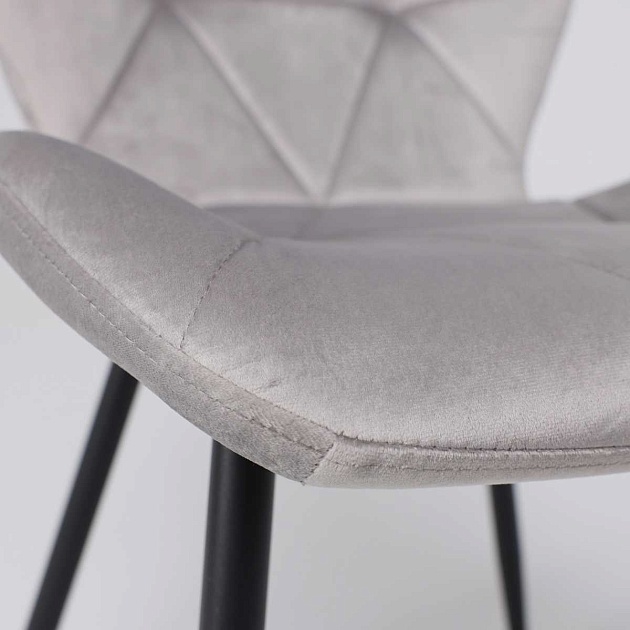 Кухонный стул AksHome Congo светло-серый, велюр 90026 Фото № 2