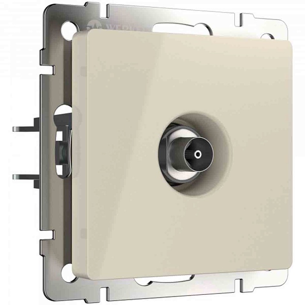 ТВ-розетка проходная Werkel (слоновая кость) W1184003 4690389155819 изображение 1 ТВ-розетка проходная Werkel (слоновая кость) W1184003 4690389155819 Фото № 1