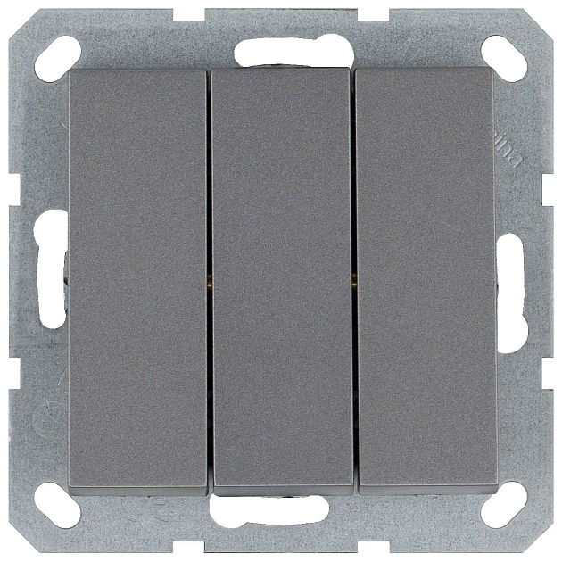 Выключатель трехклавишный Jasmart G3031S Фото № 1