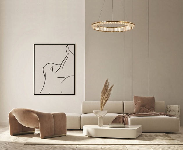 Подвесной светодиодный светильник Maytoni Krone P097PL-L36BS3K1 изображение 4 Подвесной светодиодный светильник Maytoni Krone P097PL-L36BS3K1 Фото № 4