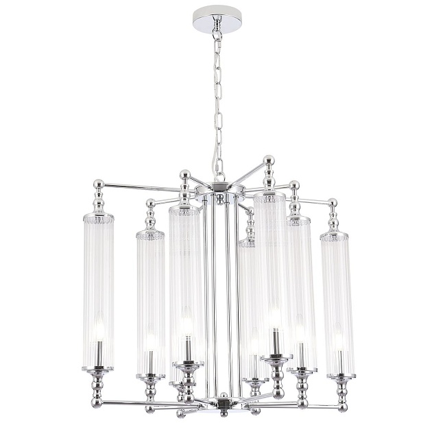 Подвесная люстра Crystal Lux Tomas SP8 D650 Chrome Фото № 7