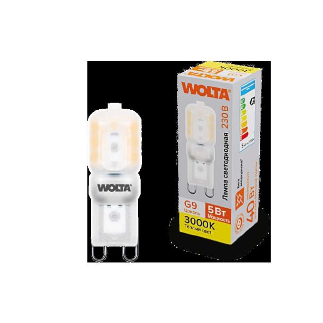Светодиодная лампа WOLTA WSTD-JCD-5W3KG9-P Фото № 1