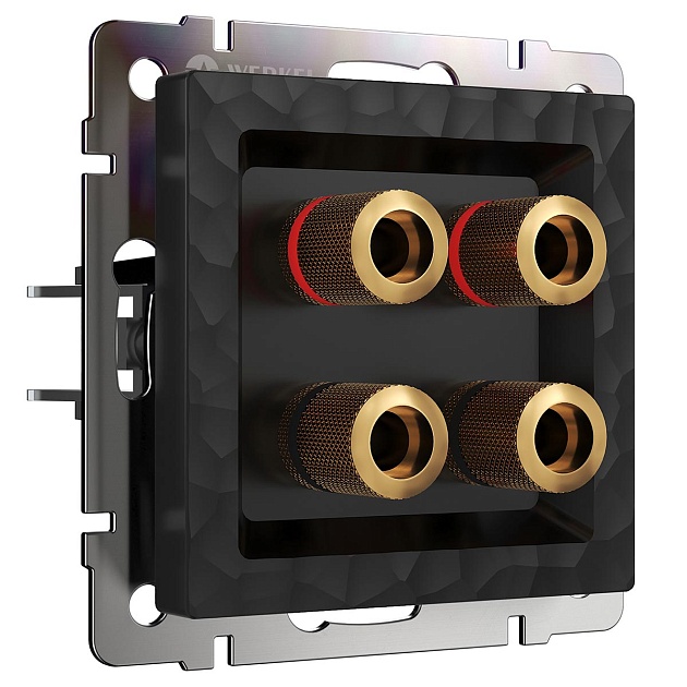 Акустическая розетка Werkel Hammer х4 черный W1285008 4690389163128 изображение 1 Акустическая розетка Werkel Hammer х4 черный W1285008 4690389163128 Фото № 1