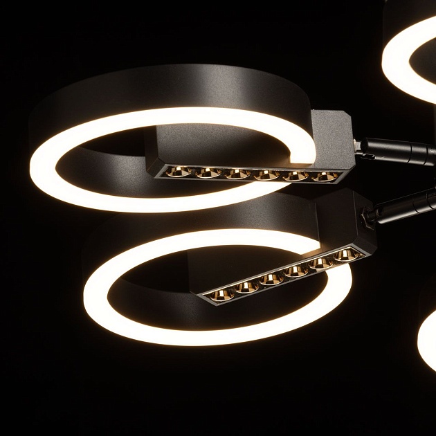 Потолочная светодиодная люстра De City Драйв 377014006 изображение 8 Потолочная светодиодная люстра De City Драйв 377014006 Фото № 8