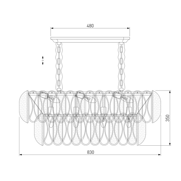 Подвесная люстра Bogates Callas 365/10 изображение 2 Подвесная люстра Bogates Callas 365/10 Фото № 2