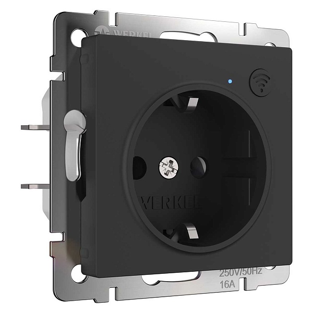 Розетка Wi-Fi Werkel черный матовый W1171608 4690389176098 Фото № 1