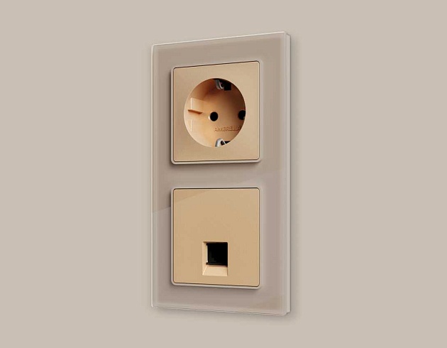 Лицевая панель розетки AMBRELLA VOLT AP6120 Фото № 2