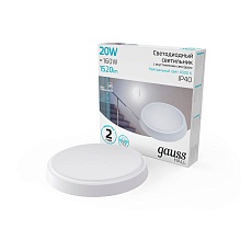 Настенно-потолочный светодиодный светильник Gauss Hall 193411220-OAS 2