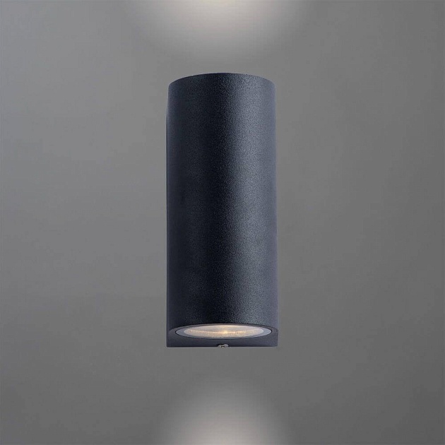 Уличный настенный светильник Arte Lamp A3102AL-2BK Фото № 2